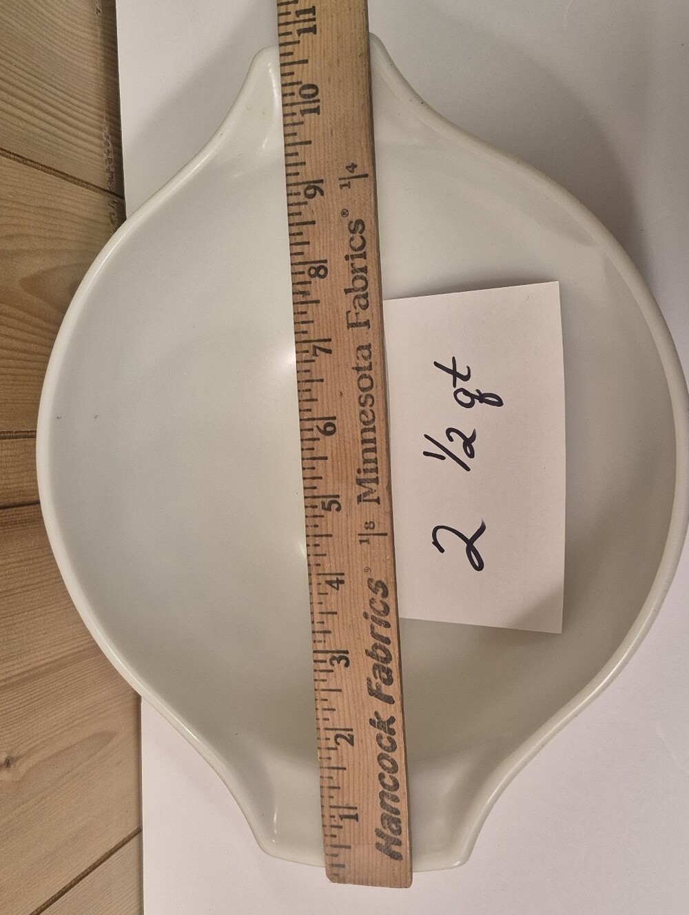 PYREX 2 1/2 QT MIXING  BOWL; 443  Homestead; - Picture 4 of 4